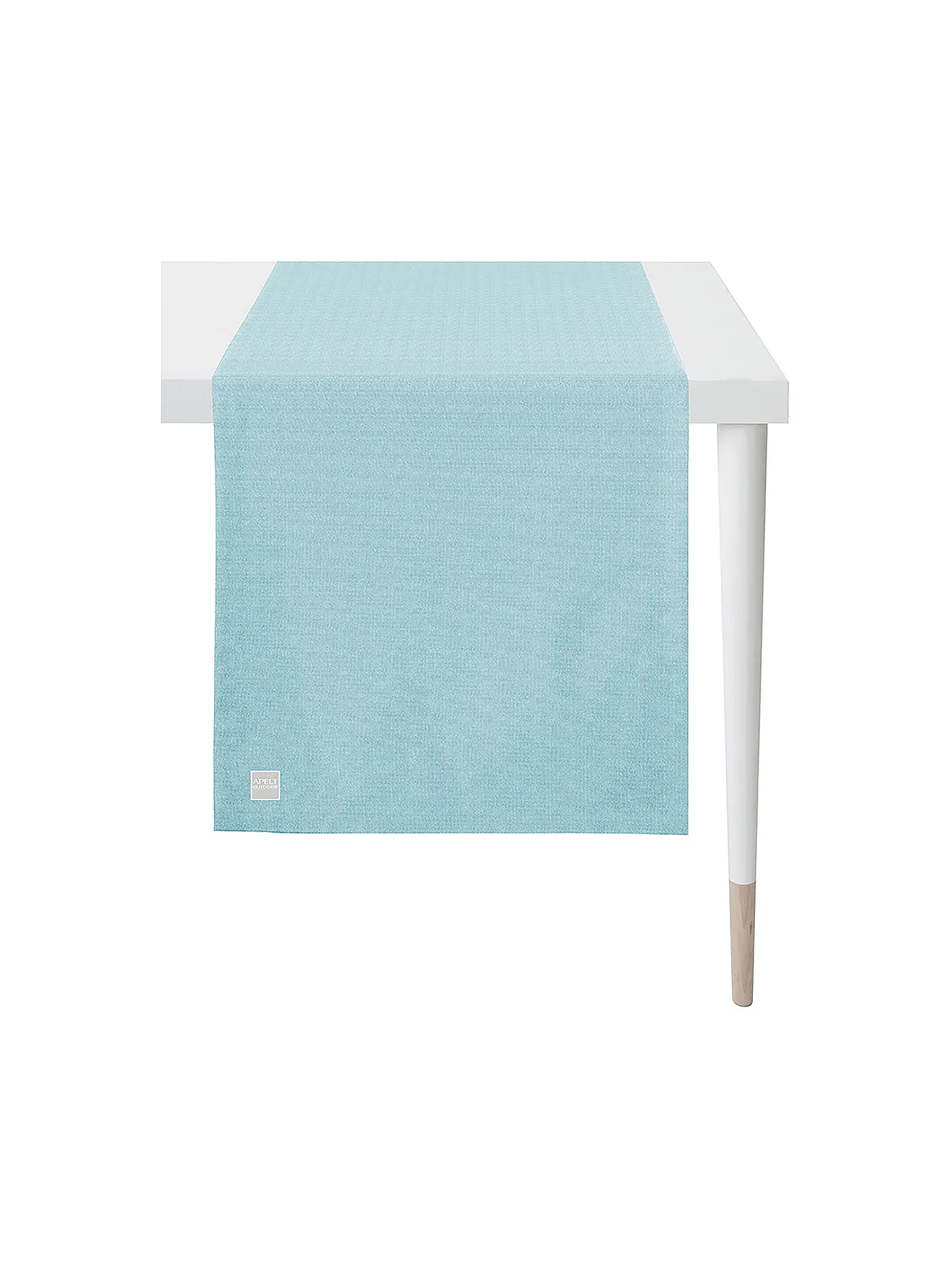 APELT | Tischläufer Outdoor 46x140cm Hellblau | 